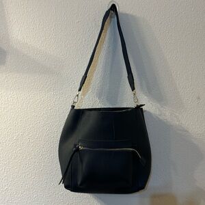 No brand blue small hobo shoulder bag